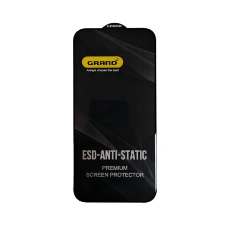 گلس آنتی استاتیک گوشی آیفون 13pro max اورجینال گرند